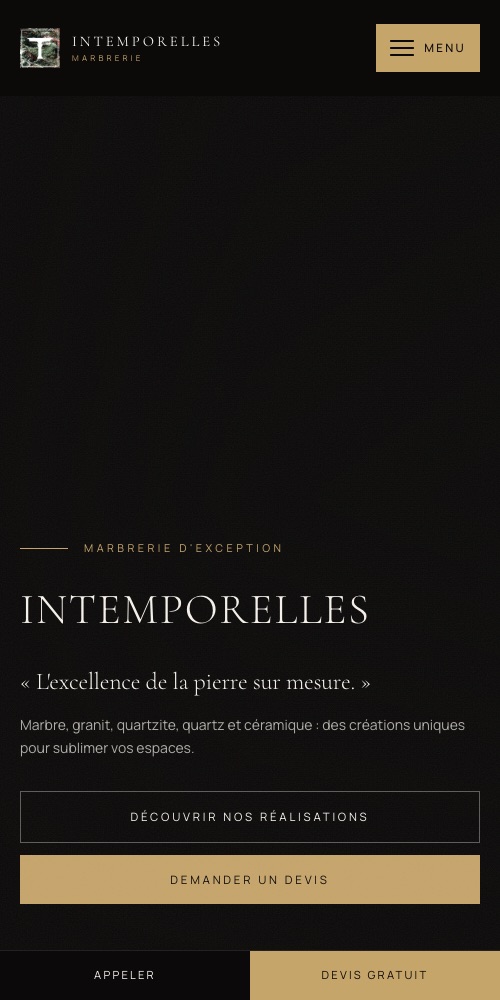 Intemporelles sur mobile